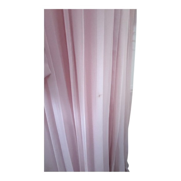 Vintage Miss Elliette Pink Pleated Dress 1980s Midi California Designer - Picture 8 of 16